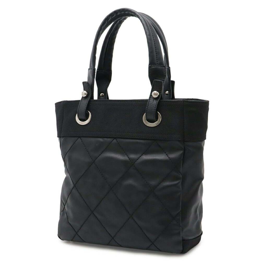 CHANEL Black Leather Shoulder Bag - Picture 3 of 10